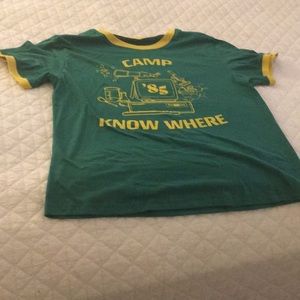 This is a Stranger Things camp nowhere shirt